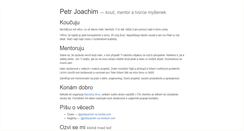 Desktop Screenshot of petr.joachim.cz